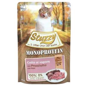 Stuzzy Monoprotein Grain Free Proshuto пауч за котки с прошуто 85gr