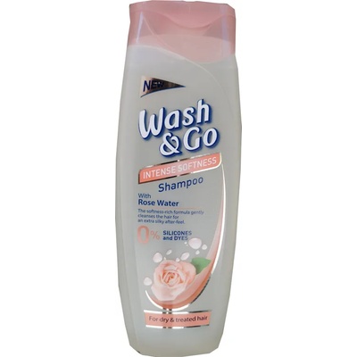 Wash&Go шампоан 400мл с розова вода