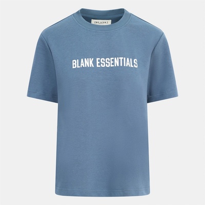 Blank Essentials Дамска тениска Blank Essentials Blank E College T-Shirt Ladies - Orion Blue