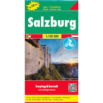 Freytag & Berndt Auto + Freizeitkarte Salzburg Top 10 Tips 1:150.000