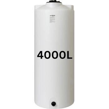 MAVIL Резервоар за питейна вода mavil, цилиндричен вертикален 4000 л (бял) (3-4000)