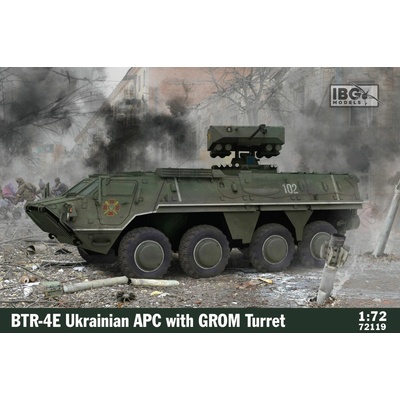 IBG BTR-4E Ukrainian APC with GROM Turret 1:72