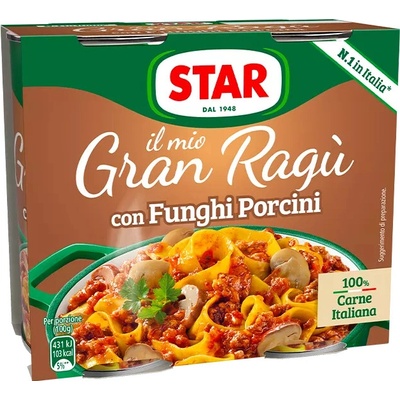 Star Gran Ragú s hříbky con funghi Porcini 2x 180 g
