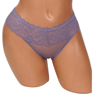 Гълъбово синя дантелена прашка