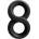 NS Novelties Renegade Infinity Ring Black