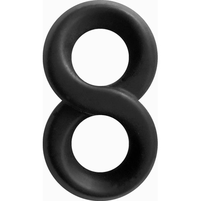 NS Novelties Renegade Infinity Ring Black