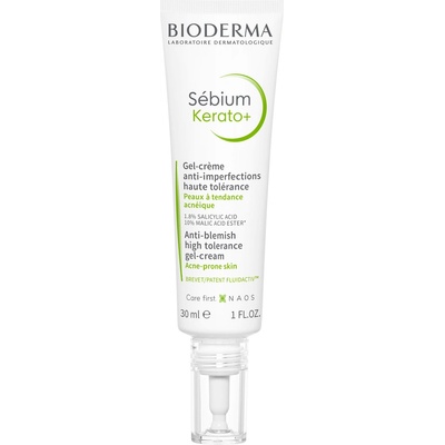 Bioderma Sébium Kerato+ gél-krém proti nedokonalostiam s vysokou toleranciou 30 ml