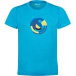 Trollkids Детска спортна тениска Trollkids Kid's Sognefjord T-Shirt Sport shirt - Pool Blue - размер 128 (EU) (704-3772-0516)