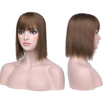 Girlshow Dámské tupé Effecta short světle hnědá