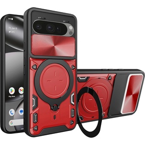 Techsuit Калъф за Google Pixel 10 Pro XL - Techsuit - CamGuard Pro - Червен (KF2347427)