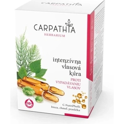 CARPATHIA Intenzívna vlasová kúra proti vypadávaniu vlasov 7x10ml