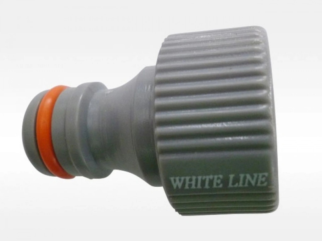 Bradas Layflat WL 2111 Raccordo Ripara Tubo 3/4" - Adattatore Per Tubo Da 2,5 Cm - Bianco - Senza Attrezzi