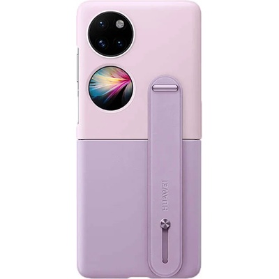 Huawei Оригинален Кожен Калъф за Huawei P50 Pocket, Stand PU Case, Лилав (51994788)