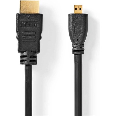 Nedis CVGL34700BK15 micro HDMI - HDMI кабел 4K30Hz, 10, 2 Gbps, 1, 50 м (CVGL34700BK15)