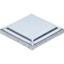 Strieška plechová plochá, pozink, 100 x 100 x 1,5 mm