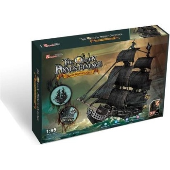 Image 1 of CubicFun Пъзел 3D Кораб Queen Anne's 1: 95 - Cubic Fun 328 части