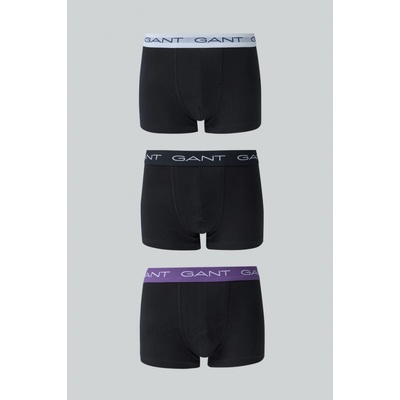 Gant Trunk 3-pack čierna