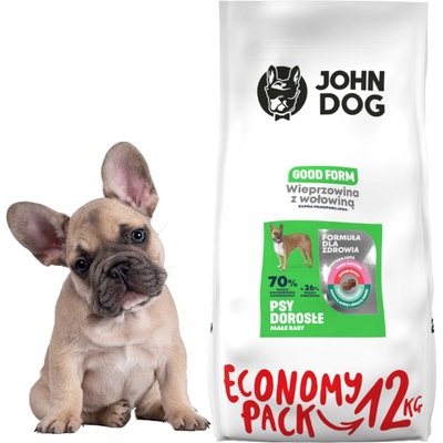John Dog vepřové maso bez obilovin hypoalergenní 12 kg