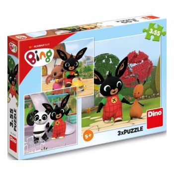 Dino Bing si hraje 3x55 dílků