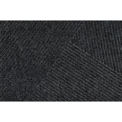 DUNE Vonkajšia rohožka Dune Stripes dark grey 45 x 75 cm
