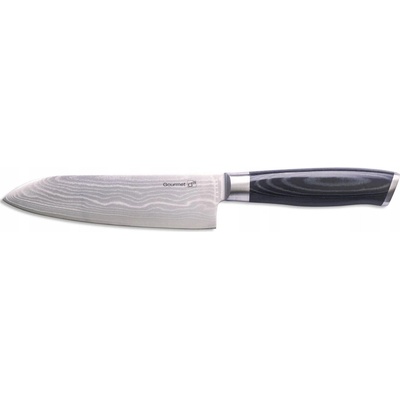 Santoku Nôž Damascus z damašskej ocele, 17 cm