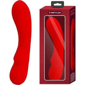 Image 1 of Вибратор, супер мек силикон, 19см. - Pretty Love Matt Red (DEBRA01646)