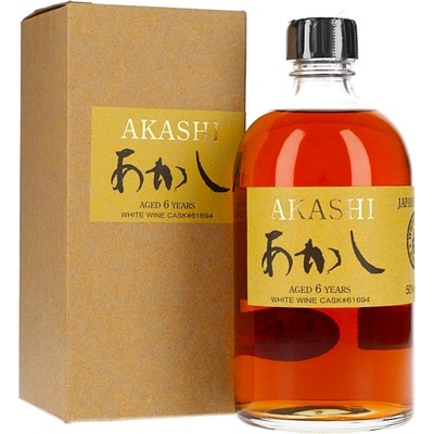 Akashi White Wine Cask 6y 50% 0,5 l (karton)