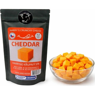 HARRYHO KŘUPAVÉ SÝRY Křupavý sýr CHEDDAR 100 g