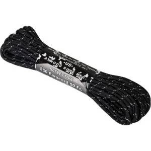 Helikon-Tex 550 Paracord светлоотразителен (50 фута) - черен (CD-PR5-NL-01)