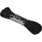 Helikon-Tex 550 Paracord светлоотразителен (50 фута) - черен (CD-PR5-NL-01)