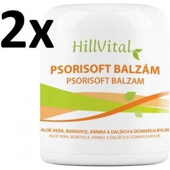 HillVital Psorisoft balzám, na kožní problémy, 2x 250 ml