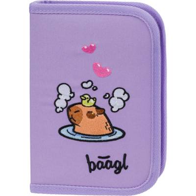 Baagl Училищен пенал еднослоен Капибара BAAGL | Lilav | Момичешки | UNI