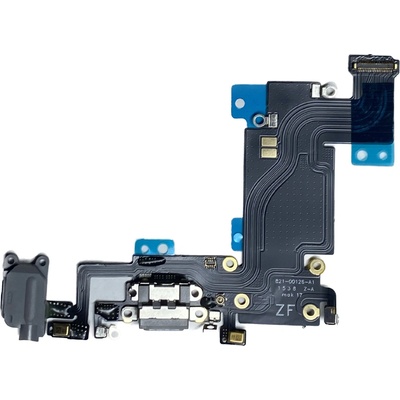 Apple iPhone 6S Plus - Nabíjecí konektor + Konektor Audio Jack + Mikrofon + Flex kabel (Vesmírně šedý / Space Gray)