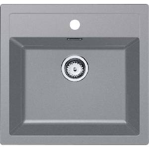 Franke Sirius - Мивка от тектонит SID 610, 56x53 см, сива 143.0650. 860 (143.0650.860) Мивка за вграждане