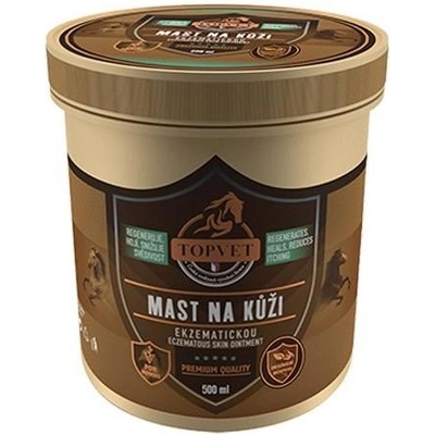 Topvet Mast na ekzematickou kůži pro koně 500 ml