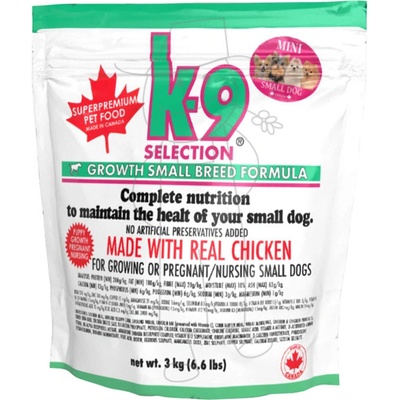 K-9 Selection Growth Small Breed 3 kg