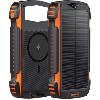 4smarts Solar Power Bank Rugged TitanPack Ultimag 20000mAh - соларна удароустойчива външна батерия с 5xUSB изхода, компас и фенер