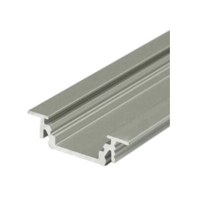 Lišta pro LED WIRELI GROOVE 10 k zafrézování stříbrná - 4bm
