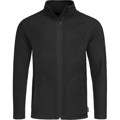 Stedman mikina Fleece Jacket Men na zip pánská COT05503005913 black opal