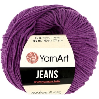 YarnArt Jeans 50 fialová