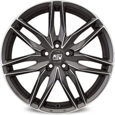 MSW 24 6,5x15 4x100 ET43 gunmetal polished