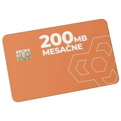 Dátová SIM karta Dátový balík: eKasa 200MB