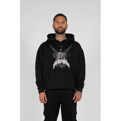 Urban Classics Суичър MJG HIGHER THAN HEAVEN V. 1 Ultra Heavy Hoody black XXLUB-MJG11590-00007 - Бял, размер 4XL