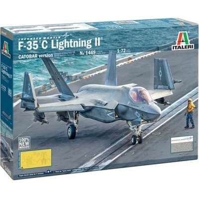 ITALERI Model Kit letadlo 1469 F 35C Lightning II 1:72