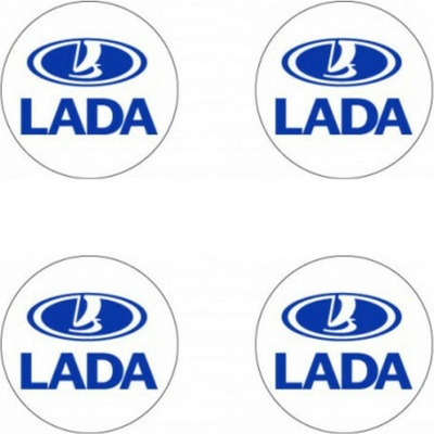 Samolepky živicové 3D Lada 4ks AutoZulu