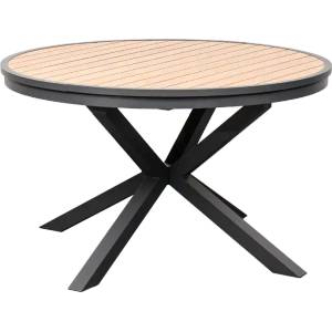 DAFNI Разтегателна градинска маса dafni - графит / сонома (bit3535904)