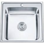 Inter Ceramic Кухненска мивка ick 5050 tampico - неръждаема алпака за вграждане (ick 5050 tampico) Мивка за вграждане
