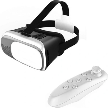 SES 2v1 3D Brýle pro virtuální realitu VR BOX2 s ovladačem bílé 2733
