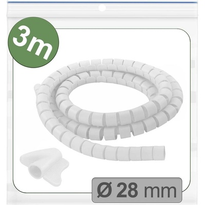 Quadrios 25CA746 25CA746 ochrana kabelu 28 mm (max) bílá 3 m – Sleviste.cz