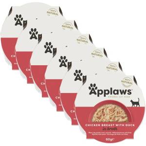 Applaws Котка пиле и патица 6 x 60 г